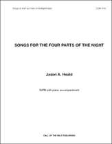 Song for the Four Parts of the Night SATB choral sheet music cover